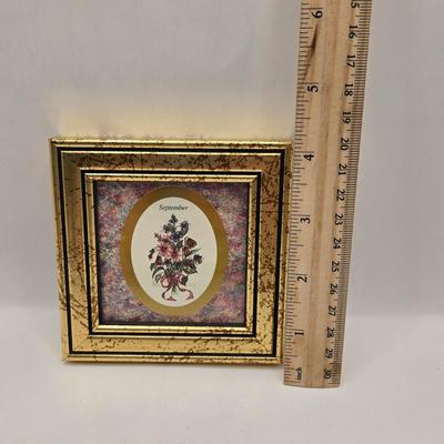 LOT 204F: Multiple Heart Felt Collection Frames with Months, Flowers, & Angels and Numerous Cherub Ornaments