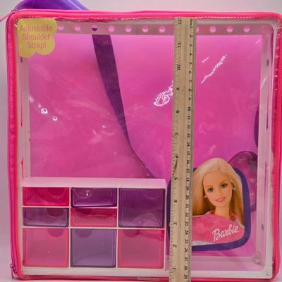 LOT 213D: I'm a Barbie Girl. Barbie Accessories, Carry Case, Multiple Barbie Dolls, and Vintage 30th Anniversary Francie Doll NIB