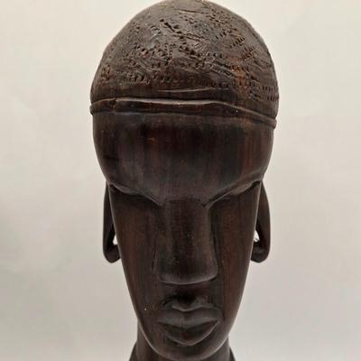 LOT 217F: Vintage African Wood Carvings of Men and Women