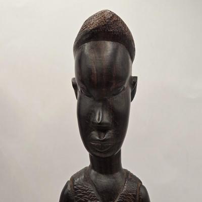 LOT 217F: Vintage African Wood Carvings of Men and Women
