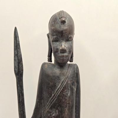 LOT 217F: Vintage African Wood Carvings of Men and Women