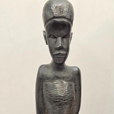 LOT 217F: Vintage African Wood Carvings of Men and Women