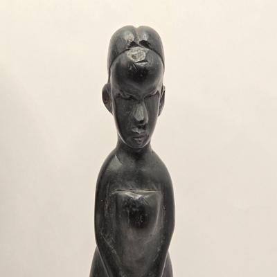 LOT 217F: Vintage African Wood Carvings of Men and Women