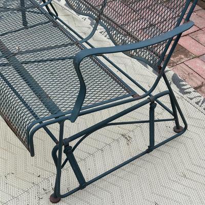 LOT 242O: Vintage Wrought Iron Patio Furniture