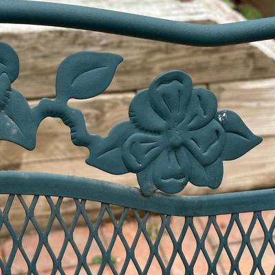 LOT 242O: Vintage Wrought Iron Patio Furniture
