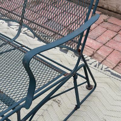 LOT 242O: Vintage Wrought Iron Patio Furniture