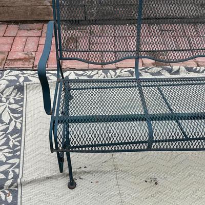 LOT 242O: Vintage Wrought Iron Patio Furniture