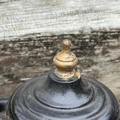 LOT 243G: Pair Of Antique Beveled Glass Carriage Lamps