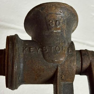 LOT 245B: Collection Of Antique Cast Iron Meat Grinders