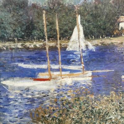 LOT 248L: Claude Monet - “The Basin” Framed Print