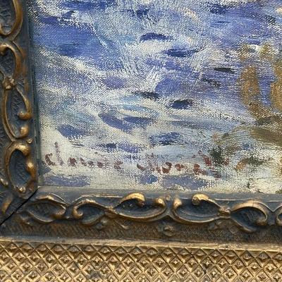 LOT 248L: Claude Monet - “The Basin” Framed Print