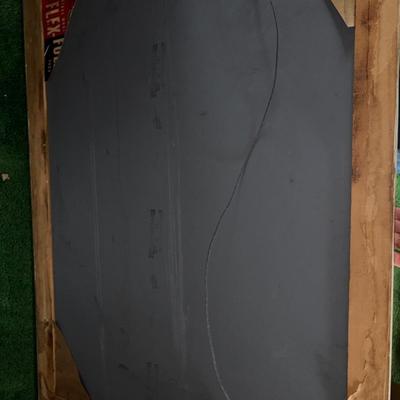 LOT 926Den: Vintage heavy large Greek Key motif mirror