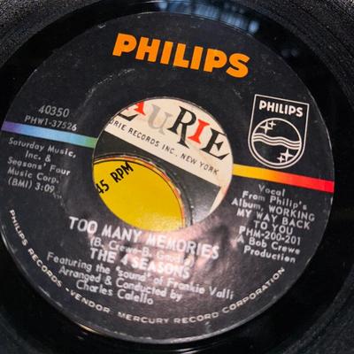 LOT 996BB: Misc 45 record albums and carrying cases +extra
