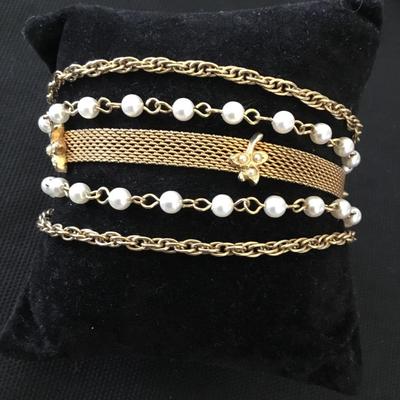 Vintage Judy Lee Multi strand bracelet