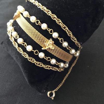 Vintage Judy Lee Multi strand bracelet