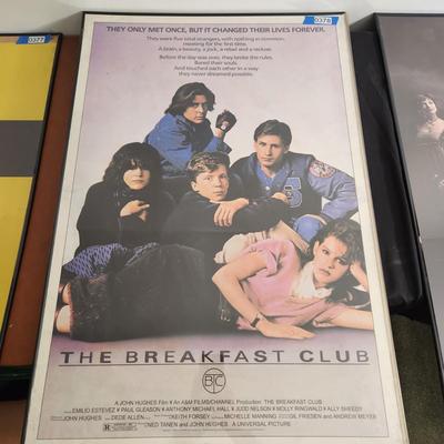 The Breakfast Club Movie Poster Framed