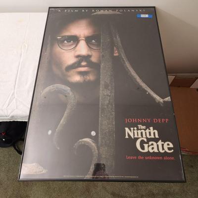 Johnny Depp The Ninth Gate Movie Poster Framed