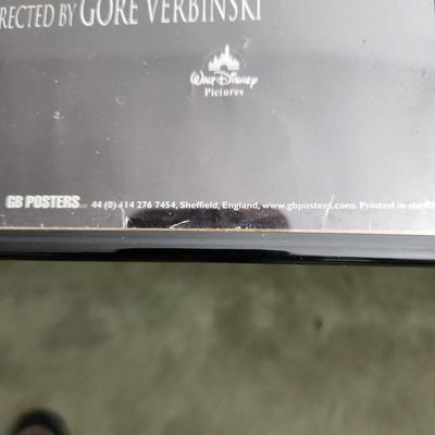 Pirates of the Caribbean Movie Poster Framed