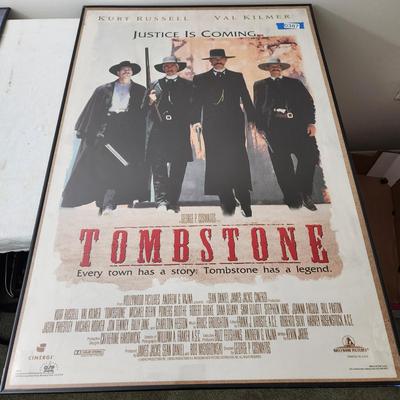 Tombstone Val Kilmer Movie Poster Framed