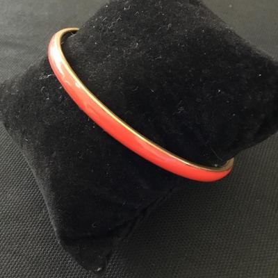 Vintage enameled brass Bengal bracelet