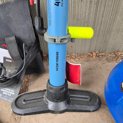 Bicycle accessories - Mongoose helmet - Bike pump - Handlebar bags -Bike lock with 2 keys - Tire kit and more