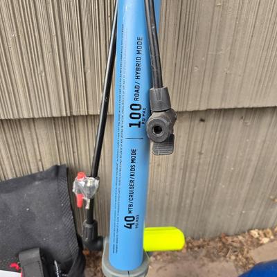Bicycle accessories - Mongoose helmet - Bike pump - Handlebar bags -Bike lock with 2 keys - Tire kit and more