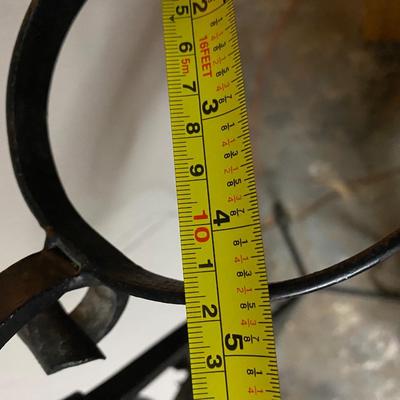Vintage wrought iron plant stand