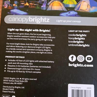 Lot of 5 pkg Canopy Lights