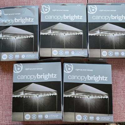 Lot of 5 pkg Canopy Lights
