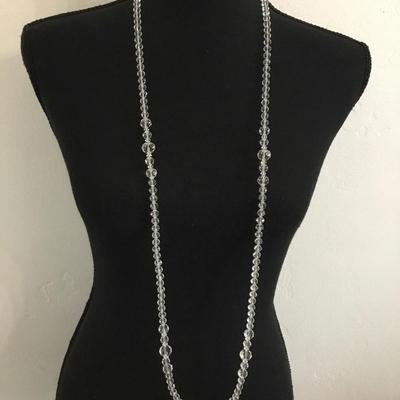 Gorgeous vintage, Aurora Borealis crystal necklace