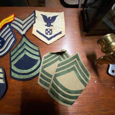 Assorted military patches