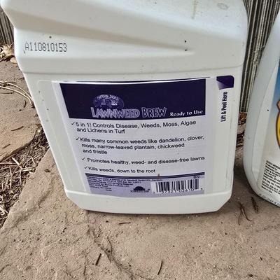 Full to partially full yard and garden chemicals