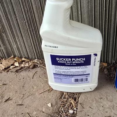 Full to partially full yard and garden chemicals