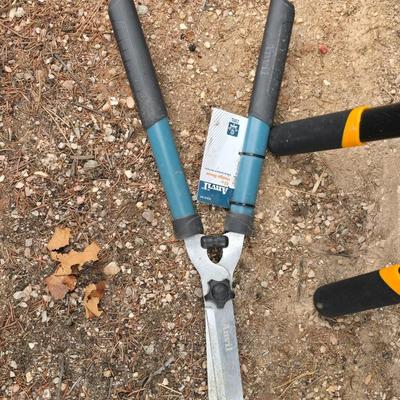 Fiskars PowerGear Steel Lopper Anvil with a new pair of Anvil 23" Hedge shears