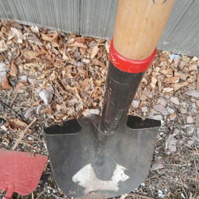 Yard & Garden tools - Ace Hardware Garden Hoe and a nice Truper Shovel