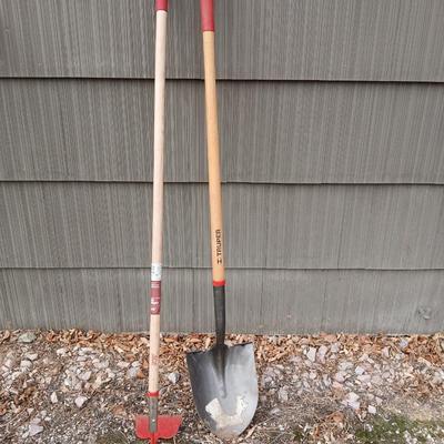Yard & Garden tools - Ace Hardware Garden Hoe and a nice Truper Shovel