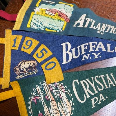 Vintage pennants