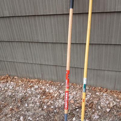 Yard & Garden tools - Craftsman wood handled Cultivator - Ace hardware Scuffle Hoe for weeding and Aerating