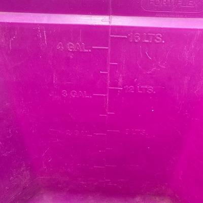 Heavy duty Purple feed bucket aluminum feed scoops and more