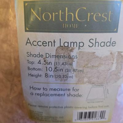New Pink Chenille Lamp Shades