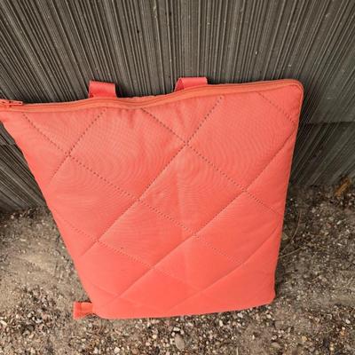Folding storage bag / Picnic Blanket with stadium seat pad