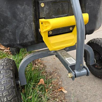 Nice Gorilla Cart Model # GCG-4 with an unopened bag of small western bark