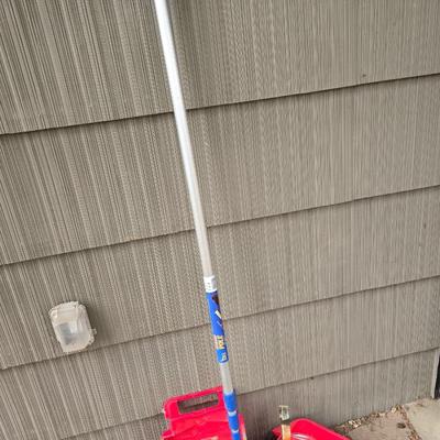 Painting supplies - rollers - brushes - trays - telescoping handle - and more
