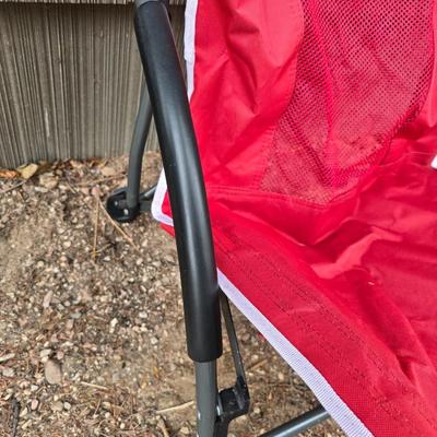 Two folding camping / Sports chairs - with storage bags