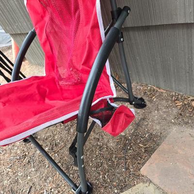 Two folding camping / Sports chairs - with storage bags