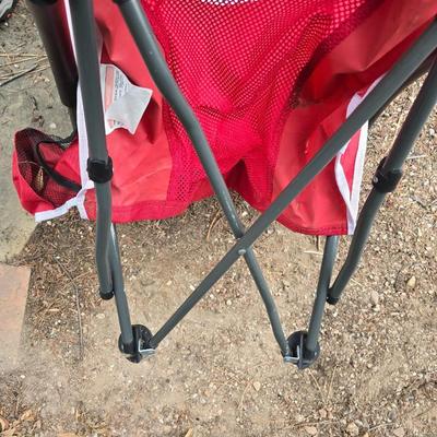 Two folding camping / Sports chairs - with storage bags