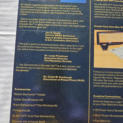 NIB: Bausch & Lomb BUSHNELL Starwatchers Decoder Set Unopened