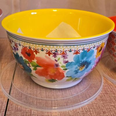 Pioneer Woman Set/5 Nesting Bowls