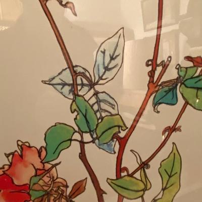 Flower study print