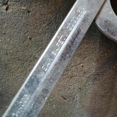 Tools - Hacksaw -hand sander with paper - Central Forge 10" 2-way Rasp plane - Roughneck 17" offset ripping chisel